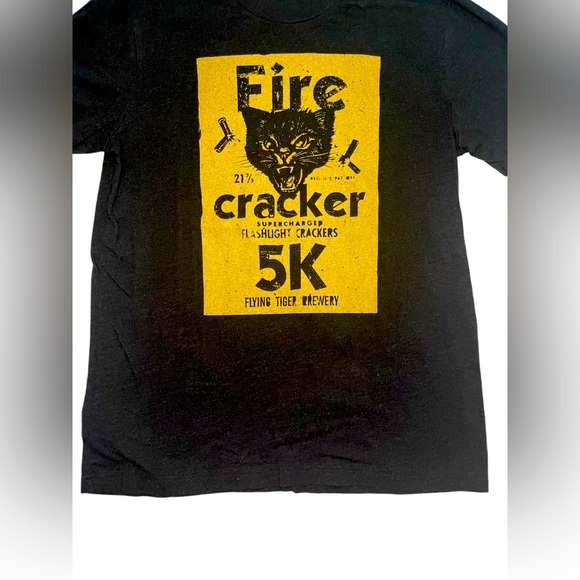 Fire Cracker Other - Fire Cracker Cat 5K graphic tshirt size Medium/logo, front back